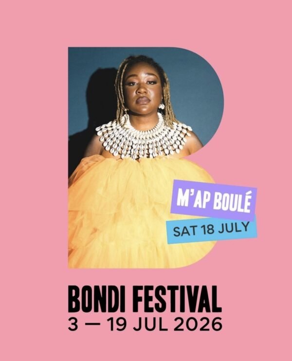 Nancy Denis' original work M'AP BOULE will be showing as part of @bondifest this Saturday…